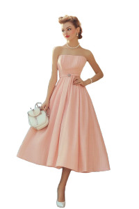 Vintage Pink Dress Vinyl Car Decal Sticker – Waterproof & UV-Resistant 8"