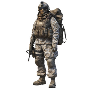 Nato Army Soldier V2 Vinyl Car Decal Sticker – Waterproof & UV-Resistant 8"