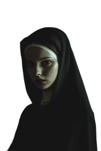 Sinister Nun Portrait Vinyl Car Decal Sticker – Waterproof & UV-Resistant 8" Sinister Nun Portrait Vinyl Car Decal Sticker – Waterproof & UV-Resistant 8"