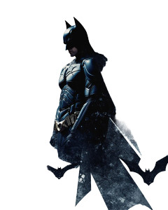 Minimalist Batman Poster Vinyl Car Decal Sticker – Waterproof & UV-Resistant 8"