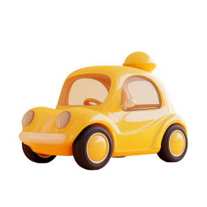 Yellow Mooncake Car Vinyl Car Decal Sticker – Waterproof & UV-Resistant 8"
