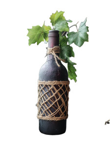 Repurposed Wine Bottle Vinyl Car Decal Sticker – Waterproof & UV-Resistant 8"