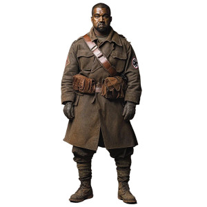 Kanye In Uniform Vinyl Car Decal Sticker – Waterproof & UV-Resistant 8"