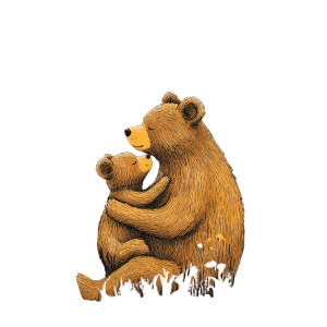 Vintage Bear Vinyl Car Decal Sticker – Waterproof & UV-Resistant 8"