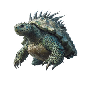 Fantasy Dragon Tortoise Vinyl Car Decal Sticker – Waterproof & UV-Resistant 8"