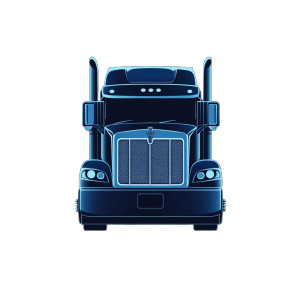 Semi Truck Logo V2 Vinyl Car Decal Sticker – Waterproof & UV-Resistant 8" Semi Truck Logo V2 Vinyl Car Decal Sticker – Waterproof & UV-Resistant 8"