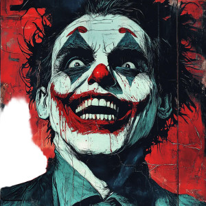 Dark Aquamarine Joker Vinyl Car Decal Sticker – Waterproof & UV-Resistant 8"