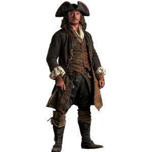 18Th Century Captain Vinyl Car Decal Sticker – Waterproof & UV-Resistant 8" 18Th Century Captain Vinyl Car Decal Sticker – Waterproof & UV-Resistant 8"