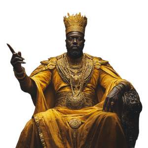 African King Vinyl Car Decal Sticker – Waterproof & UV-Resistant 8"