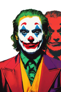 Warhol Joker Quadtych Vinyl Car Decal Sticker – Waterproof & UV-Resistant 8"