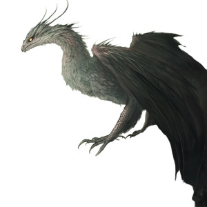 Beaked Wyvern Vinyl Car Decal Sticker – Waterproof & UV-Resistant 8"