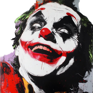 Abstract Joker Portrait V2 Vinyl Car Decal Sticker – Waterproof & UV-Resistant 8" Abstract Joker Portrait V2 Vinyl Car Decal Sticker – Waterproof & UV-Resistant 8"