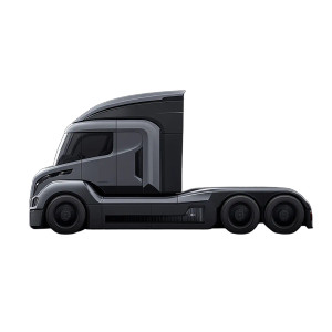 Futuristic Tesla Semi Vinyl Car Decal Sticker – Waterproof & UV-Resistant 8"