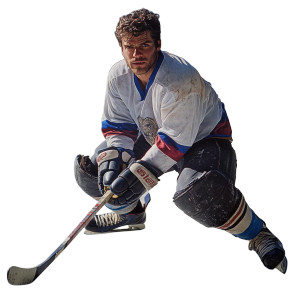 Hockey Player'S Grip Vinyl Car Decal Sticker – Waterproof & UV-Resistant 8"