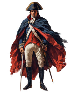 Napoleon Bonaparte Portrait V8 Vinyl Car Decal Sticker – Waterproof & UV-Resistant 8"