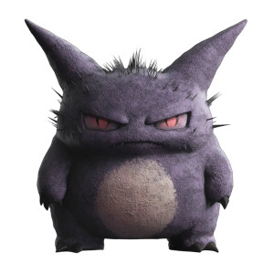 Sad Gengar Model Vinyl Car Decal Sticker – Waterproof & UV-Resistant 8"