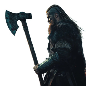 Fierce Viking Warrior V2 Vinyl Car Decal Sticker – Waterproof & UV-Resistant 8"