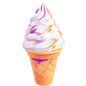 Dairy Queen Art Vinyl Car Decal Sticker – Waterproof & UV-Resistant 8"