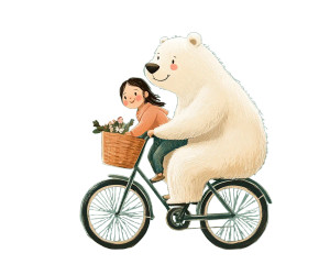 Polar Bear Bicycle Ride Vinyl Car Decal Sticker – Waterproof & UV-Resistant 8" Polar Bear Bicycle Ride Vinyl Car Decal Sticker – Waterproof & UV-Resistant 8"