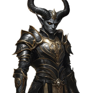 Tiefling Paladin Vinyl Car Decal Sticker – Waterproof & UV-Resistant 8" Tiefling Paladin Vinyl Car Decal Sticker – Waterproof & UV-Resistant 8"