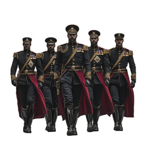 Royal Guard March Vinyl Car Decal Sticker – Waterproof & UV-Resistant 8"