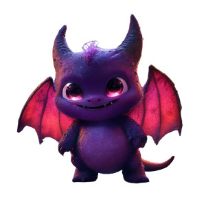 Pixar-Style Cute Demon Vinyl Car Decal Sticker – Waterproof & UV-Resistant 8"