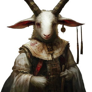 Cult Lamb Vinyl Car Decal Sticker – Waterproof & UV-Resistant 8"