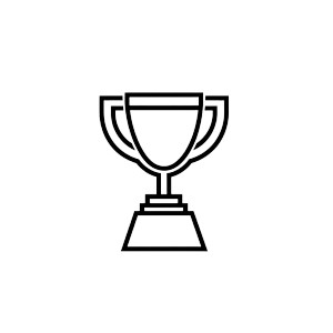 Minimalist Trophy Vinyl Car Decal Sticker – Waterproof & UV-Resistant 8" Minimalist Trophy Vinyl Car Decal Sticker – Waterproof & UV-Resistant 8"