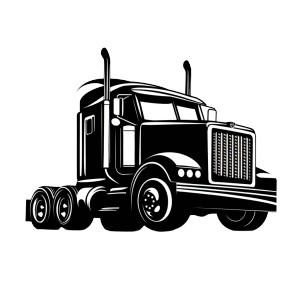 Stylized Transport Truck Vinyl Car Decal Sticker – Waterproof & UV-Resistant 8" Stylized Transport Truck Vinyl Car Decal Sticker – Waterproof & UV-Resistant 8"