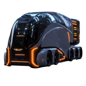 Future Truck 2100 Vinyl Car Decal Sticker – Waterproof & UV-Resistant 8"