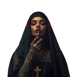 Gothic Tattooed Nun V16 Vinyl Car Decal Sticker – Waterproof & UV-Resistant 8" Gothic Tattooed Nun V16 Vinyl Car Decal Sticker – Waterproof & UV-Resistant 8"