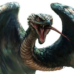 Feathered Serpent V2 Vinyl Car Decal Sticker – Waterproof & UV-Resistant 8"