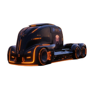 Cyberpunk Emperor Truck Vinyl Car Decal Sticker – Waterproof & UV-Resistant 8" Cyberpunk Emperor Truck Vinyl Car Decal Sticker – Waterproof & UV-Resistant 8"