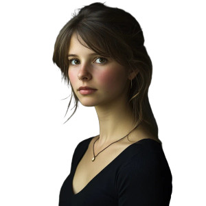 Studio Portrait Vinyl Car Decal Sticker – Waterproof & UV-Resistant 8"