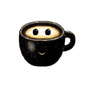 Cartoon Coffee Cup Vinyl Car Decal Sticker – Waterproof & UV-Resistant 8" Cartoon Coffee Cup Vinyl Car Decal Sticker – Waterproof & UV-Resistant 8"