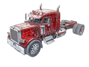 Peterbilt 379 Blueprint Vinyl Car Decal Sticker – Waterproof & UV-Resistant 8" Peterbilt 379 Blueprint Vinyl Car Decal Sticker – Waterproof & UV-Resistant 8"