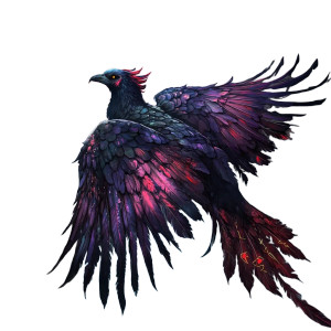Dark Magic Bird Vinyl Car Decal Sticker – Waterproof & UV-Resistant 8" Dark Magic Bird Vinyl Car Decal Sticker – Waterproof & UV-Resistant 8"