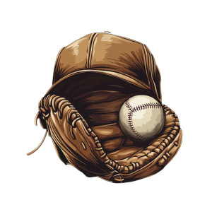 Baseball Logo Vinyl Car Decal Sticker – Waterproof & UV-Resistant 8"