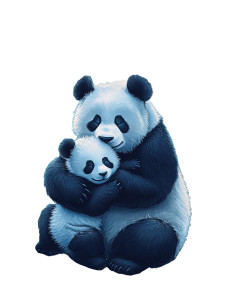 Panda Hug Vinyl Car Decal Sticker – Waterproof & UV-Resistant 8" Panda Hug Vinyl Car Decal Sticker – Waterproof & UV-Resistant 8"