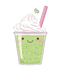 Matcha Cup Kawaii Vinyl Car Decal Sticker – Waterproof & UV-Resistant 8"