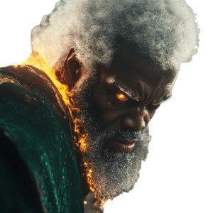 Royal Fire Wielder Vinyl Car Decal Sticker – Waterproof & UV-Resistant 8"