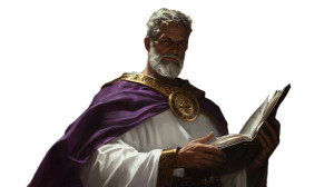 Saint Cyprian Vinyl Car Decal Sticker – Waterproof & UV-Resistant 8"