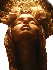 Divine Woman Vinyl Car Decal Sticker – Waterproof & UV-Resistant 8"