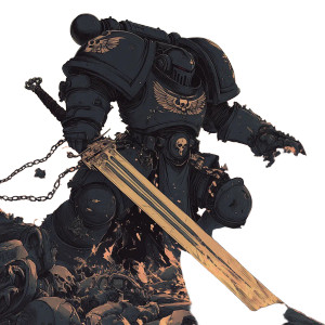 Space Marine Battle V6 Vinyl Car Decal Sticker – Waterproof & UV-Resistant 8"