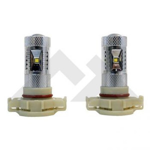 Crown Automotive Driving/Fog Light Bulb RT28045 Driving/Fog Light Bulb; RT Off-Road; H16; Cree LED; 7.2 Watt; Clear; 2400 Lumens; 6000K Light Color Temperature; Set Of 2 Crown Automotive Driving/Fog Light Bulb RT28045 Driving/Fog Light Bulb; RT Off-Road; H16; Cree LED; 7.2 Watt; Clear; 2400 Lumens; 6000K Light Color Temperature; Set Of 2
