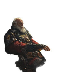 Rogue Trader Commander Vinyl Car Decal Sticker – Waterproof & UV-Resistant 8"