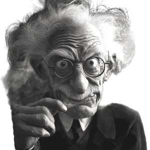 Crazy Professor Vinyl Car Decal Sticker – Waterproof & UV-Resistant 8"