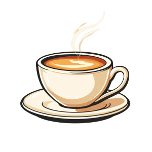 Espresso Logo Emblem Vinyl Car Decal Sticker – Waterproof & UV-Resistant 8"