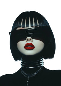 Cyberpunk Supermodel Vinyl Car Decal Sticker – Waterproof & UV-Resistant 8"