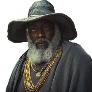 African American Gandalf Vinyl Car Decal Sticker – Waterproof & UV-Resistant 8"